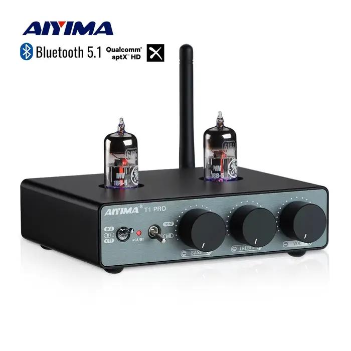 AIYIMA-Audio Rack Pro Bluetooth Tube Preamplifier, Hifi Stereo Amp Valve Vacuum, Treble and Bass Ton
