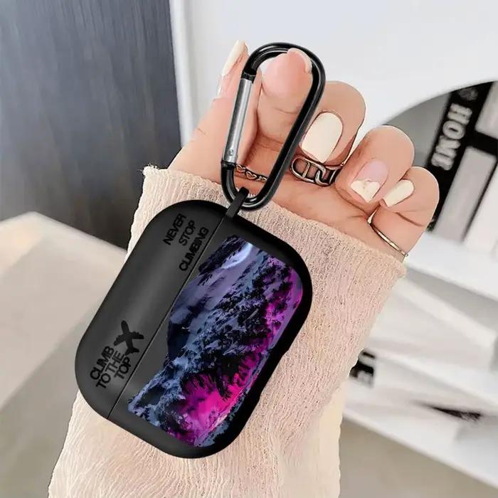 Étuis pour écouteurs, étui de protection pour Airpods 3 Pro2 Pro3 1 Pro 4 2 Snow Mountain Airplane