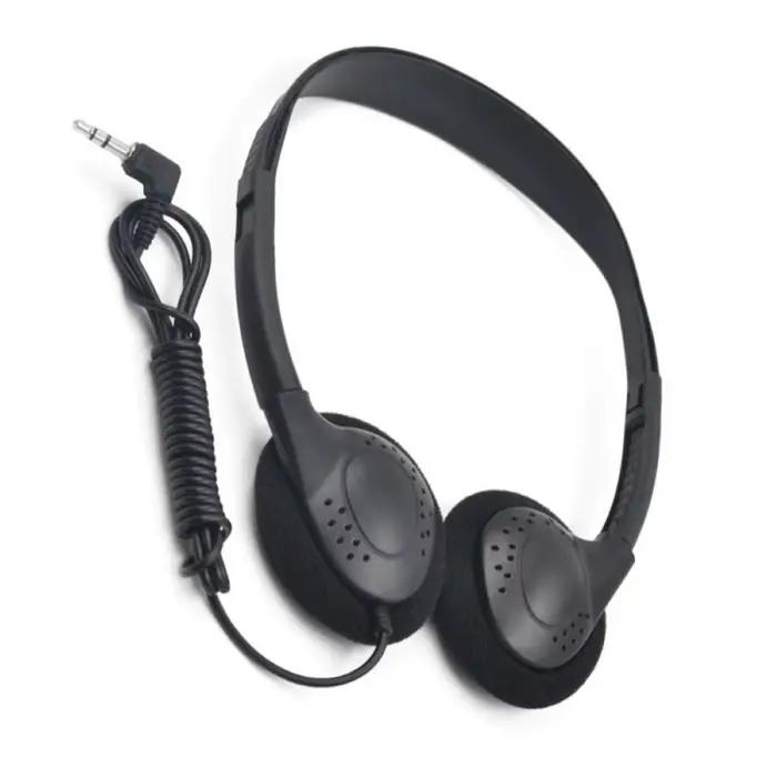 1/5/10 pièces 3.5mm casque de jeu stéréo filaire-réduction du bruit ABS port confortable Portable so