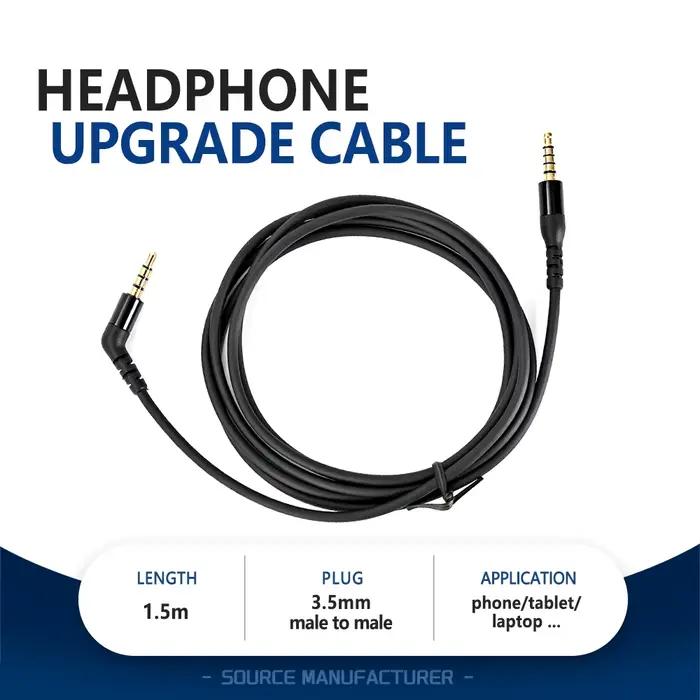 Câble Audio de remplacement pour casques d'écoute, 3.5mm, Compatible avec SteelSeries Arctis Nova Pr