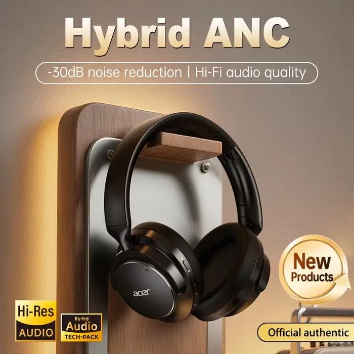 Acer Ohr560 Casque Bluetooth sans fil supra-auriculaire Casque pliable avec microphone intégré Appel