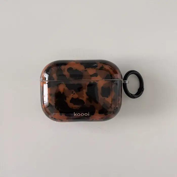 Ins deep hawksbill ambre cool imd lamber étui pour écouteurs pour apple airpods 4 3 2 pro 2nd 1 couv