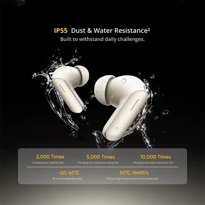 Version mondiale realme Buds Air 7 écouteur Bluetooth 5.4 haute résolution LDAC 52dB réduction du br
