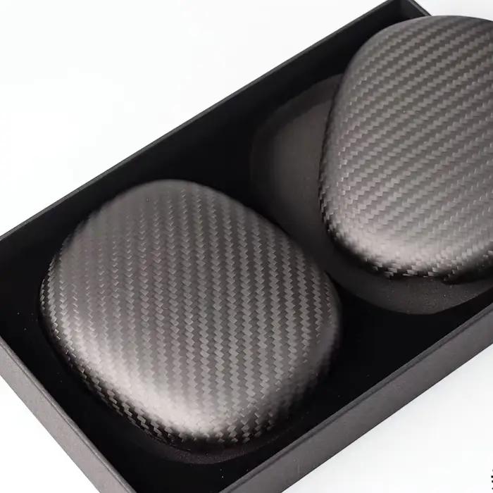 AKATIP pour iPhone AirPods Max, étui de protection pour écouteurs en fibre de carbone véritable, étu