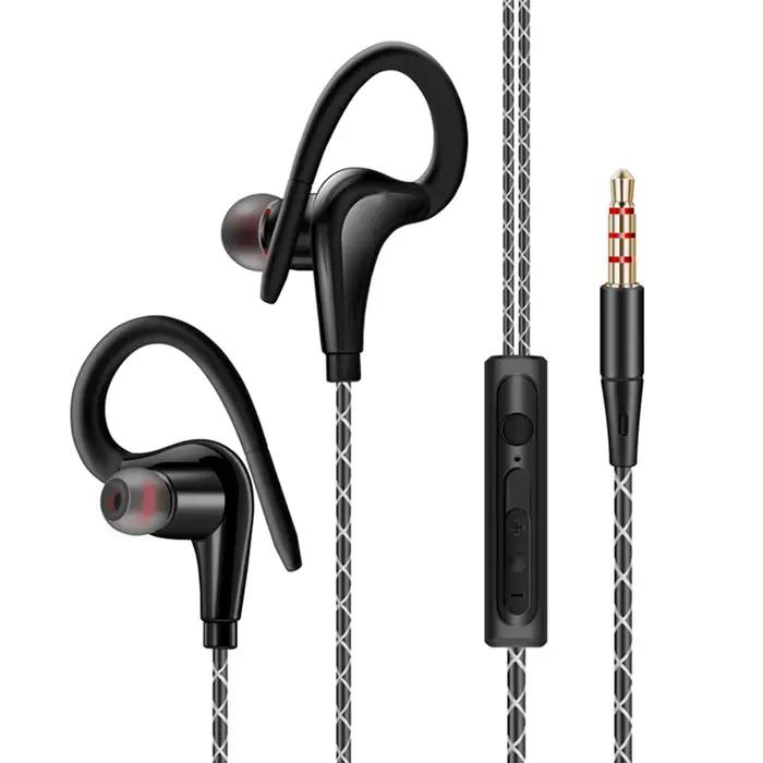 Écouteurs intra-auriculaires filaires étanches S760, oreillettes à crochet, stéréo, Super basses, ca
