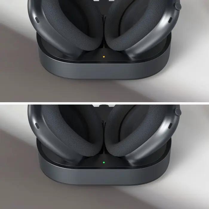 Station de charge pour écouteurs anti-rayures USB-C et Lightning chargeur magnétique pour AirPods Max occasions spéciales chambre bureau salon