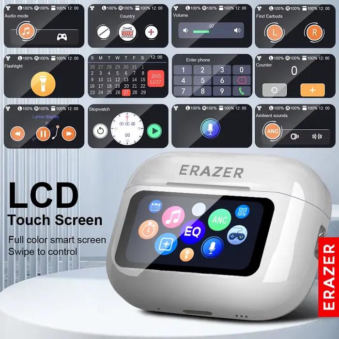 Choix ERAZER Airs Pro sans fil Bluetooth écouteurs écran tactile casque HiFi