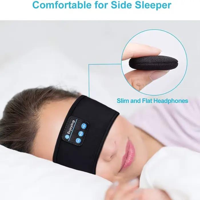 Fone Bluetooth casque de couchage masque pour les yeux