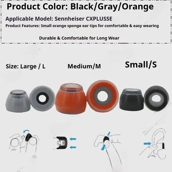 Embouts en mousse à mémoire de forme pour écouteurs Sony WF-1000XM6 WF 1000XM5