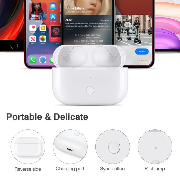 Étui de chargement sans fil pour Airpods Pro 1 et 2