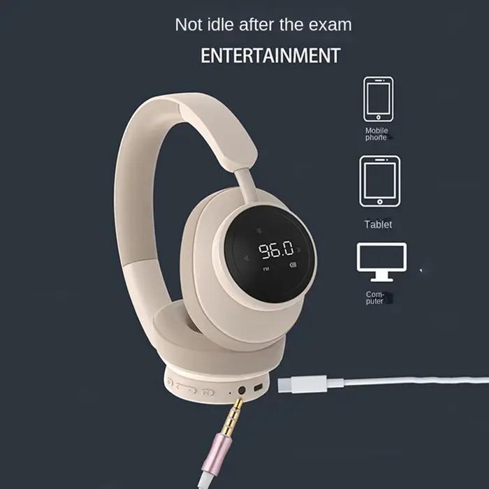Casque d'écoute sans fil avec microphone