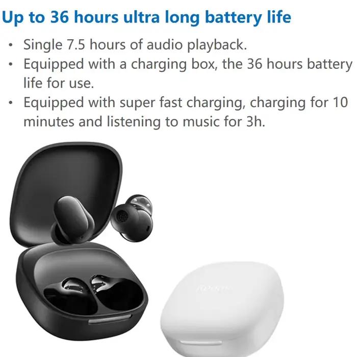 Version mondiale Redmi buds 6 Play écouteur 10mm pilote dynamique AI suppression du bruit pour appel Bluetooth 5.4 TWS casque