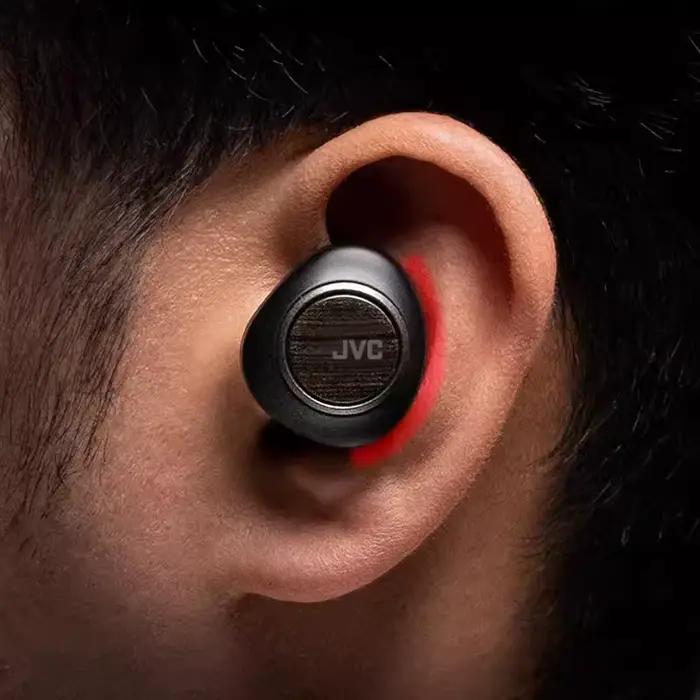 Ecouteurs sans fil Bluetooth JVC FW1000T avec réduction active du bruit ANC et diaphragmes en bois pour audiophiles et amoureux de musique occasions spéciales