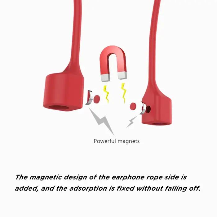 Sangle en silicone anti-perte pour AirPods 2 3 Pro, accessoire d'écouteurs protecteur, anti-chute, corde de rangement pour étui, couleurs multiples pour homme et femme occasions spéciales