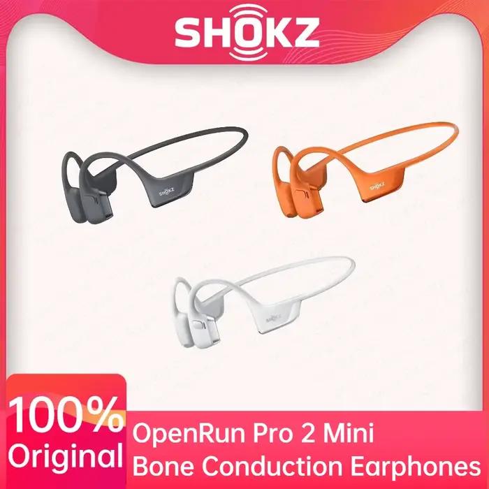 Mini S821 OpenRun Pro 2 Original SHOKZ Écouteurs étanches IP55 sans fil Bluetooth à conduction osseuse pour le sport