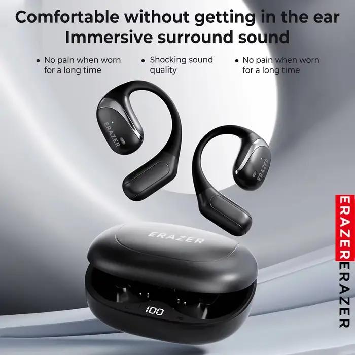 ERAZER X9 sans fil Bluetooth 5.4 écouteurs sport casque sans fil avec micro contrôle tactile suppression du bruit étanche
