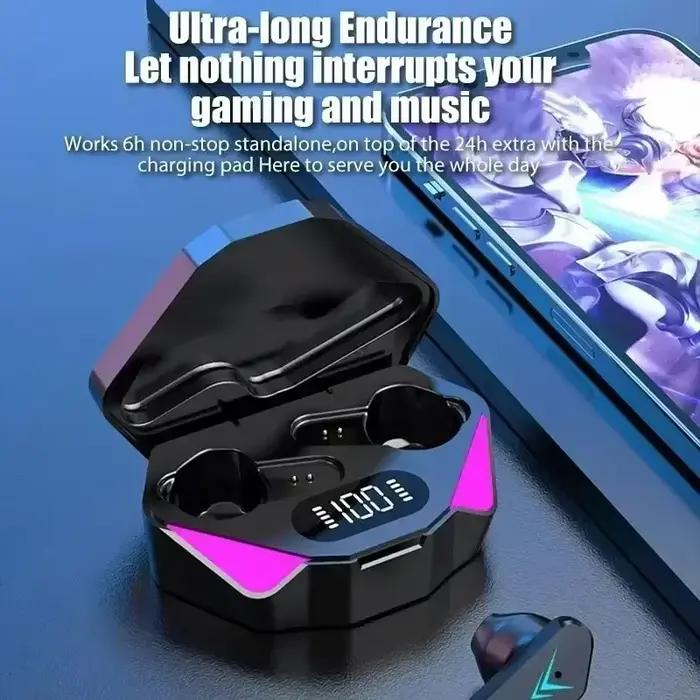 Casque TWS Bluetooth sans fil gamer avec microphone pour smartphone et ordinateur portable occasions spéciales et cadeaux pour passionnés de technologie et de musique