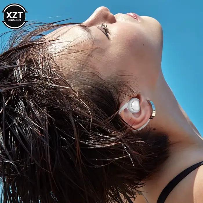 Écouteurs intra-auriculaires sans fil avec crochet d'oreille