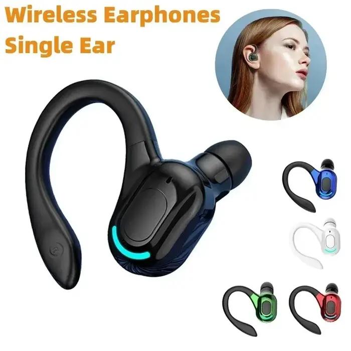 F8 Bluetooth 5.2 écouteur sans fil crochet d'oreille Mini casque d'affaires HIFI basse suppression du bruit sport jeu écouteurs
