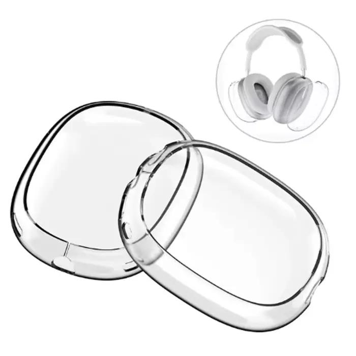 Pour AirPods Max étui Transparent souple TPU anti-rayures housse de protection pour Apple
