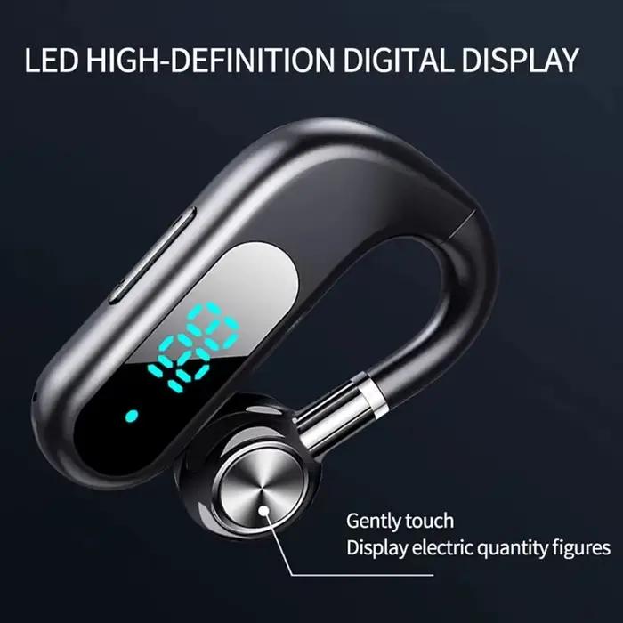 Écouteurs sans fil Bluetooth à conduction osseuse suppression du bruit longue autonomie pour sport e-sport