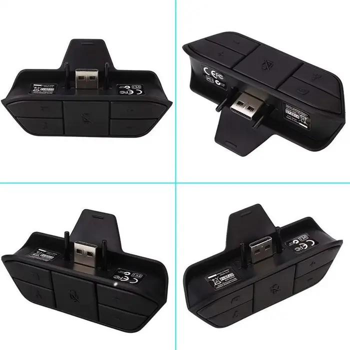 Adaptateur de casque stéréo noir pour Xbox One
