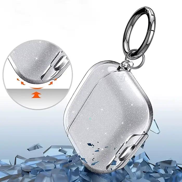Étui Airpods Pro/Pro2/3/4, accessoires pour écouteurs, housse de casque Bluetooth sans fil, paillettes scintillantes, souple avec Kit de nettoyage