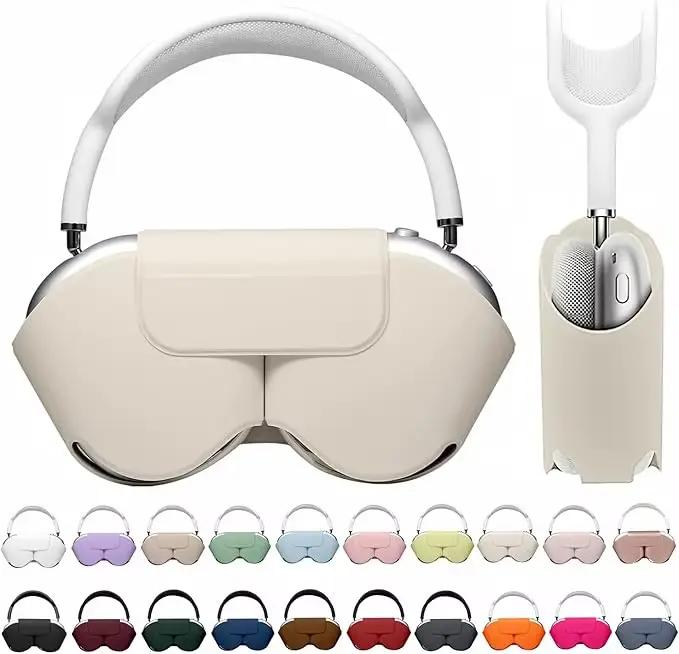 Étui de protection en cuir de haute qualité pour AirPods Max de deuxième génération, élégant et sécurisé pour écouteurs Bluetooth occassions spéciales