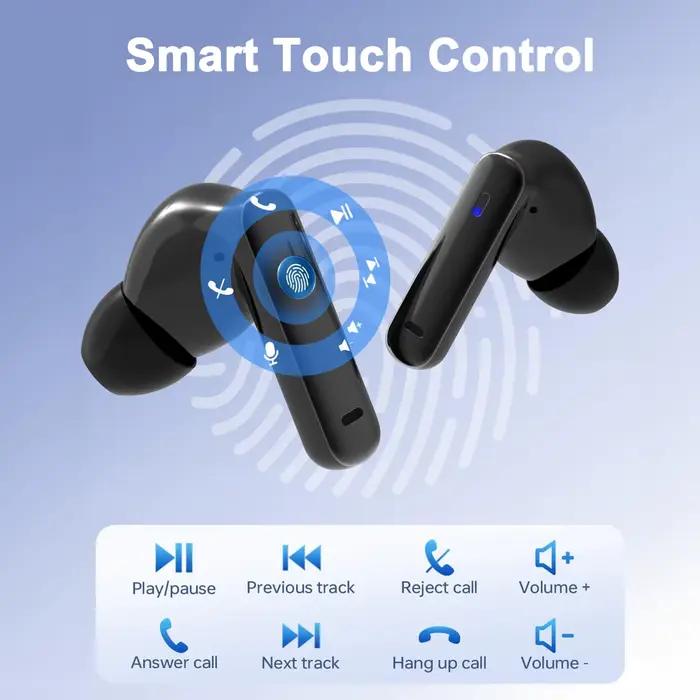 Écouteurs Bluetooth intra-auriculaires sportifs avec qualité sonore exceptionnelle résistants à l'eau pour activités physiques et utilisation quotidienne