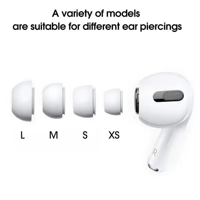 Embouts d'écouteurs de remplacement pour Airpods Pro 1 2 avec trou de réduction du bruit