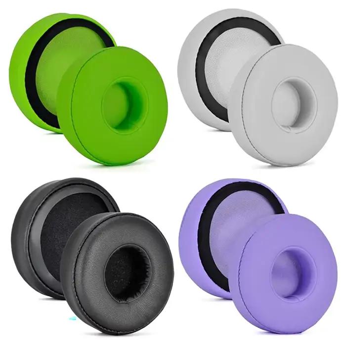 Coussinets d'oreille en cuir doux pour écouteurs sans fil Jabra Move Jabra 25h kaki marron olive confortables pour hommes et femmes occasions spéciales écouteurs d'audio