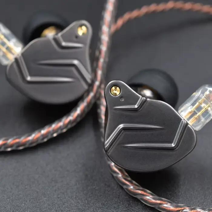 Ecouteurs KZ ZSN PRO dans l'oreille haute fidélité résistants à l'eau pour musiciens gamers et sportifs diverses couleurs disponibles