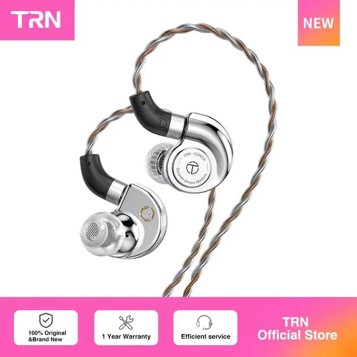 Écouteurs intra-auriculaires TRN Conch Lucky Bag haute performance avec diaphragme dynamique DLC