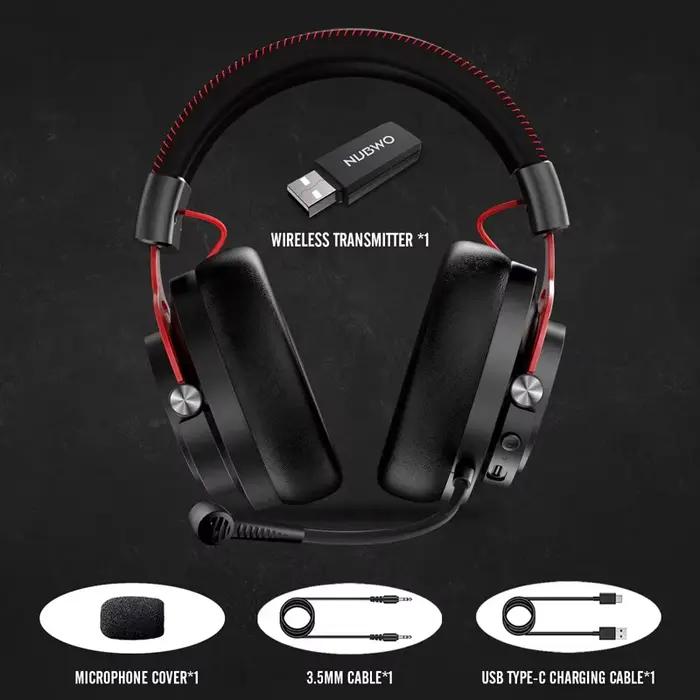 Casque de jeu sans fil NUBWO G03 avec micro pour PS5