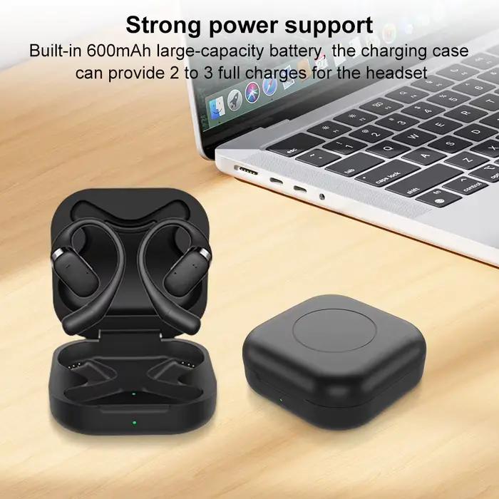 Etui de remplacement pour chargeur de qualité pour Shokz OpenFit T910 Open Ear protection efficace recharge facile accessoire audio durable occasionnels sportifs voyage cadeau fantastique