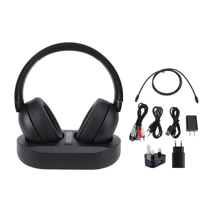 Casque TV affichage du niveau de batterie optique AUX 3.5mm 2.4G Bluetooth 5.3 connexion Stable