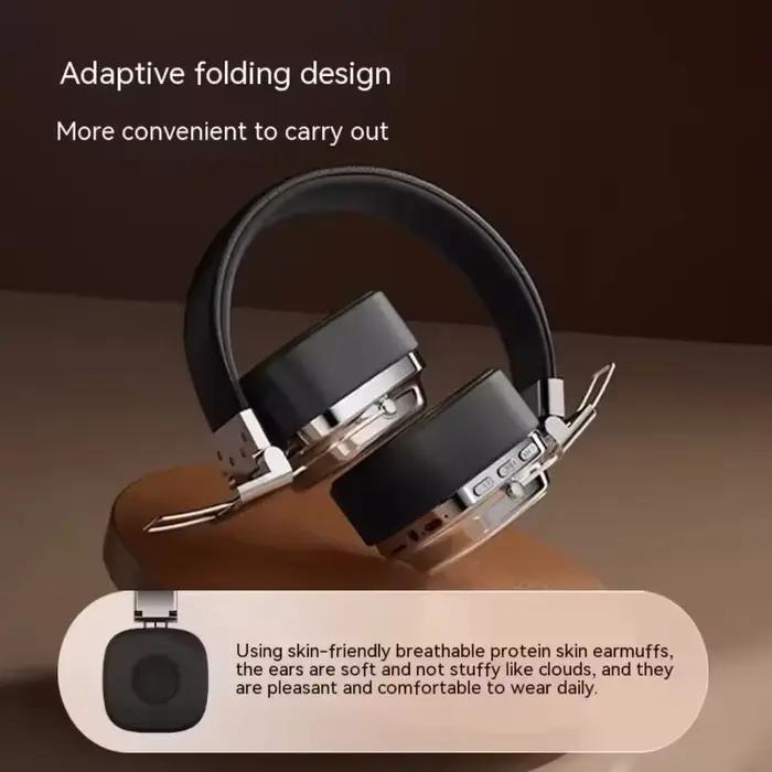 Nouveau casque pliable sans fil Bluetooth 5.3 pour DJ, gamers et amoureux de la musique haute qualité