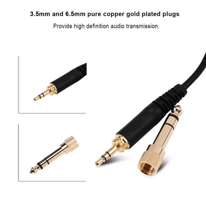 Câble audio de remplacement pour écouteurs Sennheiser HD25 HD560 HD540 HD430 HD250 HD 530
