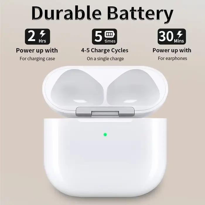 Etui de chargeur AirPods 4 avec pop-up réel et chargement sans fil pour une utilisation pratique et élégante des AirPods occasions quotidiennes et cadeaux spéciaux