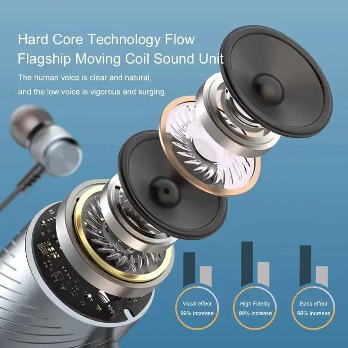 Ecouteurs intra-auriculaires filaires Dolby sonores imperméables avec annulation active du bruit pour activités extérieures et musique