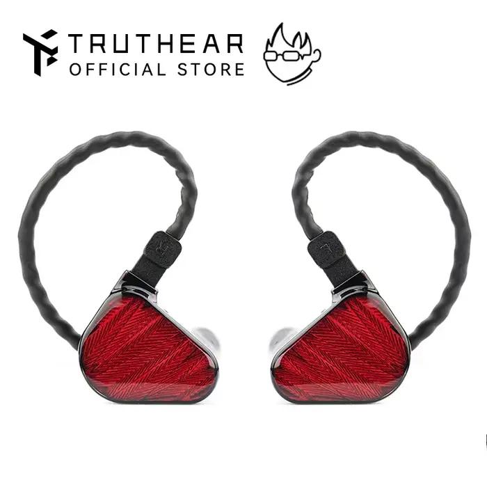 TRUTHEAR x Crinacle ZERO: écouteur rouge double pilotes dynamiques écouteurs intra-auriculaires avec câble 0