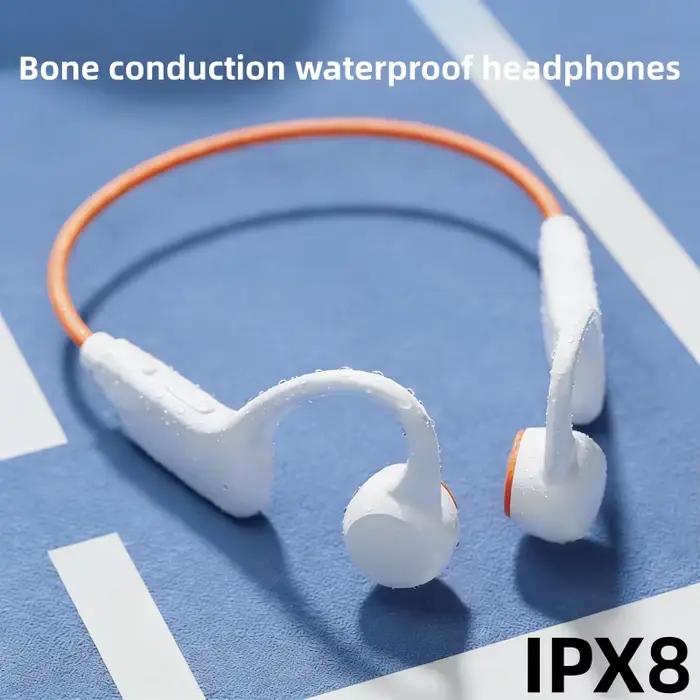 Écouteurs à Conduction Osseuse MP3 32Go Bluetooth 5.4 Sans Fil avec Microphone pour Sportifs et Professionnels Occasions Spéciales