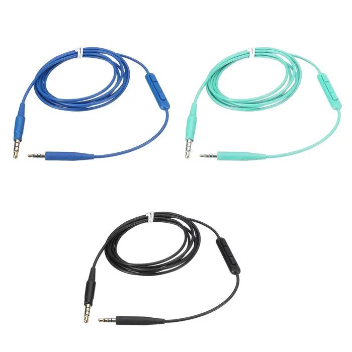 Pour BOSE QC35 QC25 OE2 Soundtrue Soundlink casque 3.5 à 2.5 paires de câbles d'enregistrement câble micro