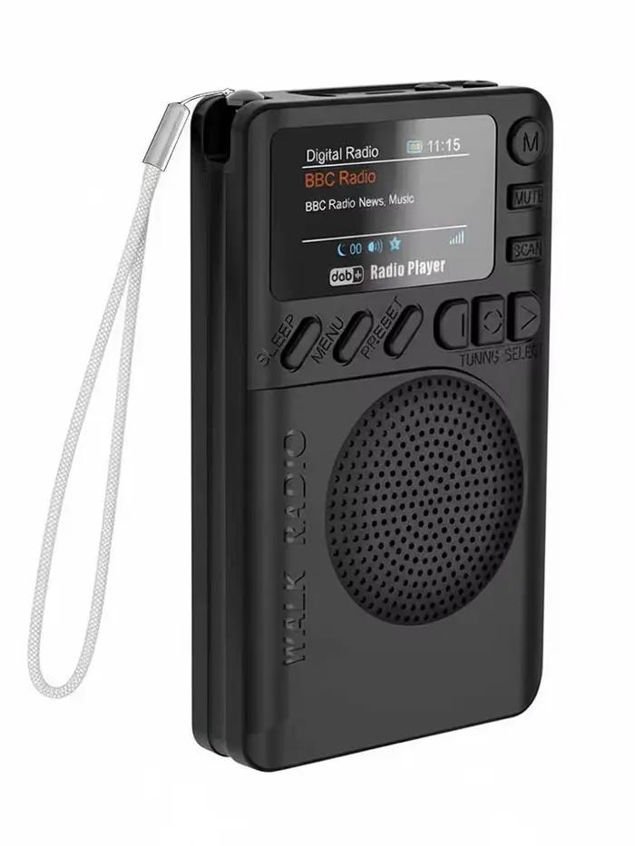 Mini radio numérique DAB FM avec prise casque