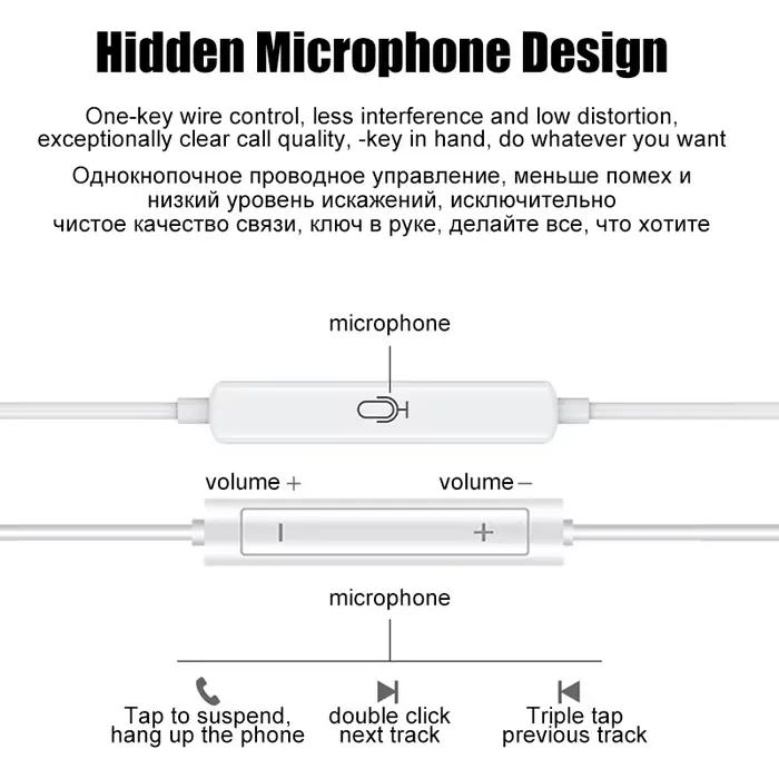 Écouteurs câblés originaux dans l'oreille pour Apple iPad iPhone 17 11 12 13 14 15 16 Pro Max TypeC Casques Ordinateurs
