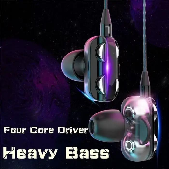 Casque stéréo intra-auriculaire avec suppression du bruit
