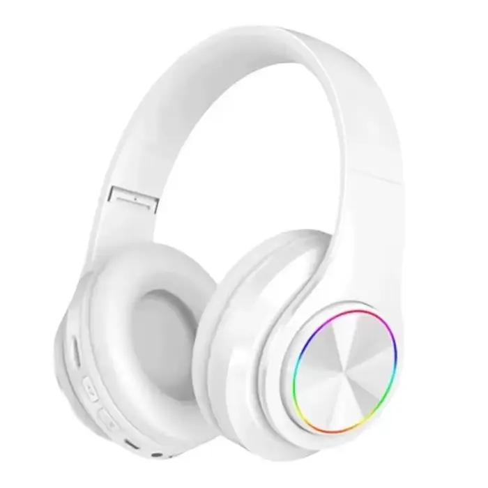 Casque Gamer Bluetooth Surround Son Stéréo Sans Fil Écouteur USB avec Microphone Lumière Colorée Occasions Spéciales Jeu Musique Transport En Commun Offrir