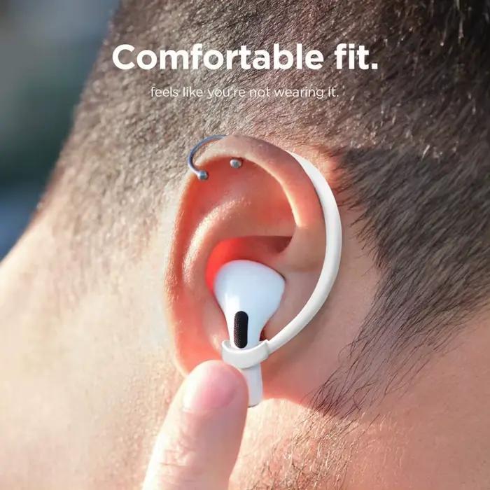 Crochets d'oreille écouteurs en Silicone souple anti-dérapant sport