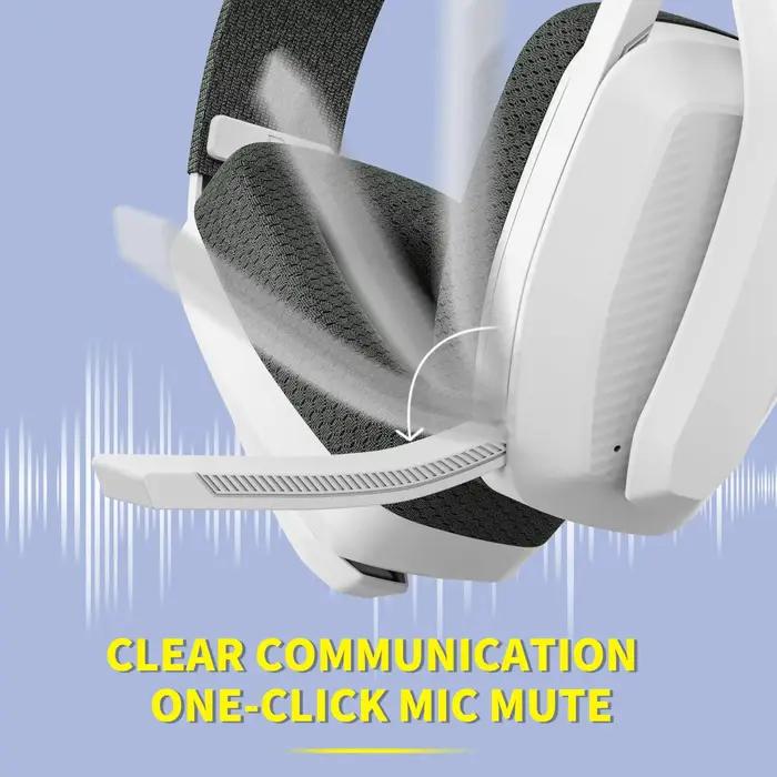 BINNUNE BW06 casques Bluetooth Gamer avec micro pour PS5 PS4 PC Mac Playstation casque de jeu sans fil 2.4GHz avec Microphone