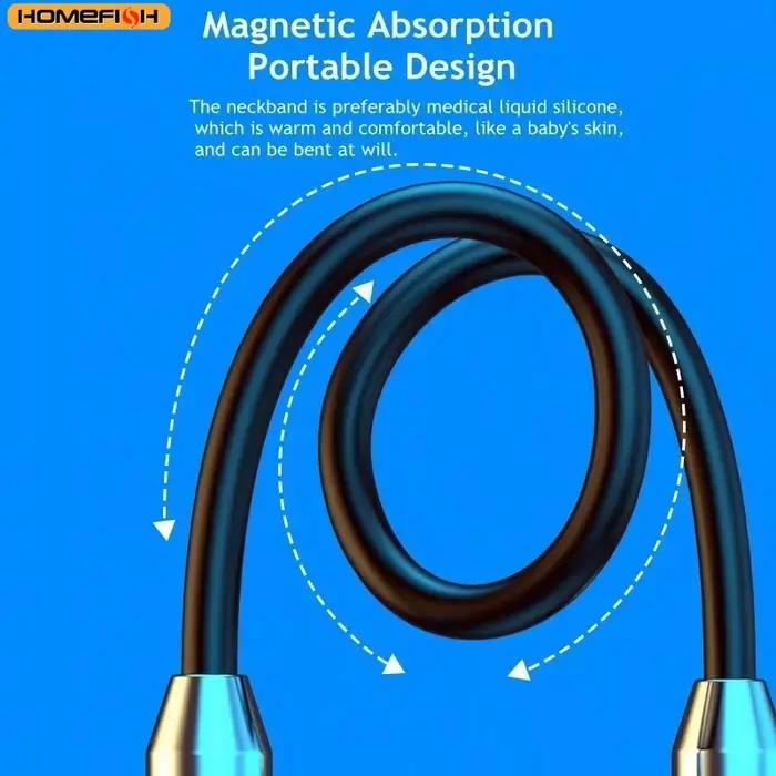 Écouteurs Bluetooth 9D pour Activités Sportives Intra-auriculaires Magnétiques et Contrôle Par Boutons Sans Fil